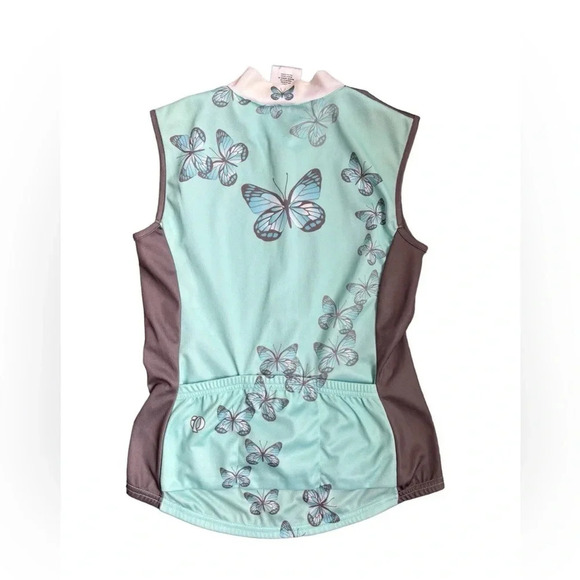Pearl Izumi PI Originals Butterfly Zip Cycling Jersey Sleeveless Women’s Size S - Picture 9 of 11